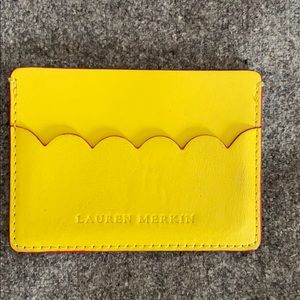 LAUREN MERKIN Classic Credit Card Wallet.